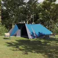Tipi palapinė su stogu Mėlyna 660 x 456 x 200 cm tafta