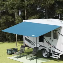 Karavano markizė asmeniui 240 x 460 cm Mėlyna tafta
