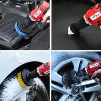 Automobilių šepetėlių rinkinys Įvairiaspalvis poliratanas