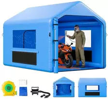 Vevor Pripučiamas dažymo paviljonas 4 x 3 x 2.8 m