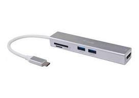 Equip 133480 3-in-1 USB-C multifunction adapter, HDMI, USB 3.0, TF/Micro SD