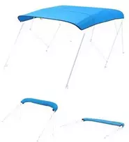 Vevor Valtis bimini stogelis 4 lankų 96x91-96 cm mėlynos spalvos