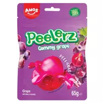 Guminukai AMOS PEELERZ vynuogių skonio 65g