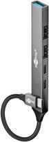 Goobay Slim 5-Port USB Hub, USB-C to USB-C/USB-A, 5Gbit/s | 74460
