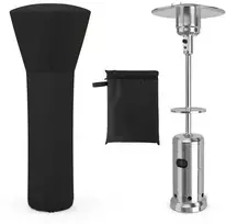 Promotions Lauko šildytuvo uždangalas 220x86x48 cm juodas, atsparus vandeniui laikymui
