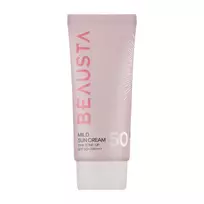 BEAUSTA Mild Sun Cream Pink Tone-Up SPF50+ – švelnus saulės kremas - 50ml