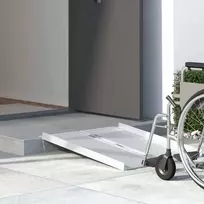 Vežimėlio rampos 270 kg Sidabro 270 kg Aliuminis