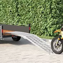 Motociklų rampos 680 kg Sidabro 680 kg Aliuminis