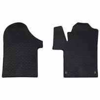 Automobilių kilimėlis 2 pcs Juoda Guma