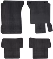 Automobilių kilimėlis 4 pcs Juoda Guma