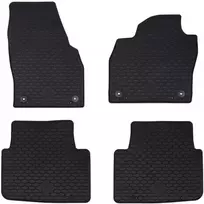 Automobilių kilimėlis 4 pcs Juoda tinkamas KAMIQ 2019- Guma