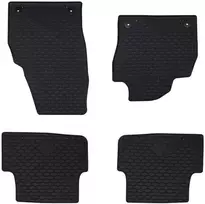 Automobilių kilimėlis 4 pcs Juoda tinka VW POLO 2021- Guma