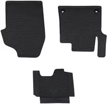 Automobilių kilimėlis 3 pcs Juoda Guma