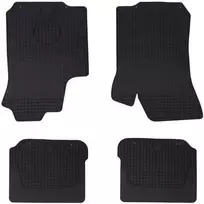 Automobilių kilimėlis 4 pcs Juoda Guma