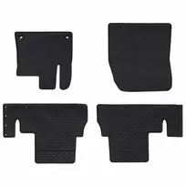 Automobilių kilimėlis 4 pcs Juoda Guma