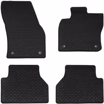 Automobilių kilimėlis 4 pcs Juoda tinkamas VW CADDY 2020- Guma