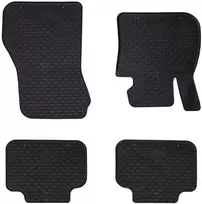 Automobilių kilimėlis 4 pcs Juoda tinkamas BMW 1er 2017- Guma
