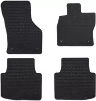 Automobilių kilimėlis 4 pcs Juoda Guma