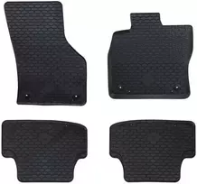 Automobilių kilimėlis 4 pcs Juodas tinka Audi A3 2012-2020 Guma
