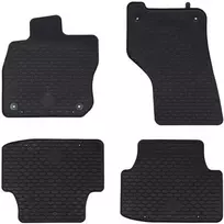 Automobilių kilimėlis 4 pcs Juoda Guma