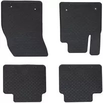 Automobilių kilimėlis 4 pcs Juoda Guma