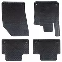 Automobilių kilimėlis 4 pcs Juoda Guma