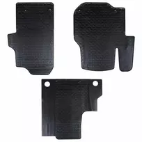 Automobilių kilimėlis 3 pcs Juoda Tinka VW CRAFTER 2017- Guma