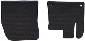 Automobilių kilimėlis 2 pcs Juoda Guma