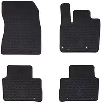 Automobilių kilimėlis 4 pcs Juoda tinka Nissan QASHQAI 2021-