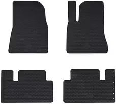 Automobilių kilimėlis 4 pcs Juodas Guma