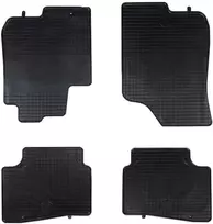 Automobilių kilimėlis 4 pcs Juodas Guma