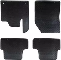 Automobilių kilimėlis 4 pcs Juodas Guma