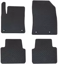 Automobilių kilimėlis 4 pcs Juodas Guma