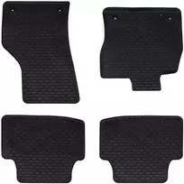 Automobilių kilimėlis 4 pcs Juoda Guma