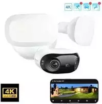 Reolink Elite prožektorius WIFI 4K 8 Mp belaidė kamera | 180 laipsnių matymo kampas | Žmonių, transporto priemonių, gyvūnų aptikimas | Belaidis Wi-Fi | LED lempos