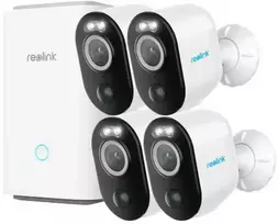 Reolink namų šakotuvas + 4x „Argus 3 Pro 2K“ | 4MP | Baterijos kamera
