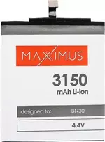 AKUMULIATORIUS MAXXIMUS XIA REDMI 4A 3150mAh Li-ion BN30