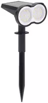Struhm Saulės lauko šviestuvas/sodo šviestuvas DUAL LED 0,8 W IP44 šaltas