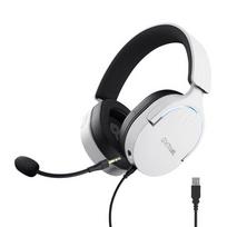 TRUST GXT 490 FAYZO Wired Head-band Motorcycle Headset, USB Type-A, Black, White