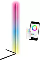 Commel Išmanusis RGB LED grindų/kampinis šviestuvas 140 cm Muzikos režimas