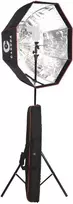 Apšvietimo Įranga - Caruba Orb Speedlite Kit 80cm Softbox (aštuonkampis, skėčio dizainas)
