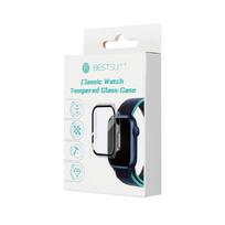 Bestsuit dėklas su hibridiniu stiklu Apple Watch serijai 7/8/9-45mm - skaidrus