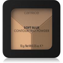 Catrice Soft Blur Contour Trio Powder kontūravimo priemonių paletė , matinio efekto atspalvis C020 Neutral Harmony 10 g