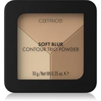 Catrice Soft Blur Contour Trio Powder kontūravimo priemonių paletė , matinio efekto atspalvis C010 Cool Harmony 10 g