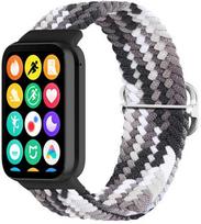 Telcon BRAIDED STRAP MI BAND 8 PRO/M8 PRO (12) Juodas AND Baltas