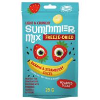 SUMMMER šaltyje džiovintų bananų ir braškių mišinys, 25 g., 6170036