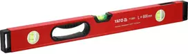 Toya Sa Poland Gulsčiukas aliuminis | BOX level | 600 mm | su rankenėlėmis | 3 akutės (YT-30081)