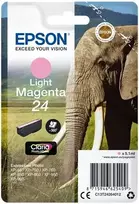 Epson Elephant Singlepack Light Magenta 24 Claria Photo HD rašalas - Originalus - Pigmentinis rašalas - Šviesiai purpurinis - Epson - - Expression Photo XP-960 - Expression Photo XP-950 - Expression Photo XP-860 - Expression Photo... - 1 vnt. (s)