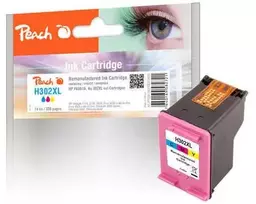 Peach PI300-652 - Pigment-based ink - Cyan,Magenta,Geltona - HP - HP DeskJet 1110 HP DeskJet 1112 HP DeskJet 2100 Series HP DeskJet 2130 HP DeskJet 2132 HP DeskJet... 1 pc(s) - High (XL) Yield