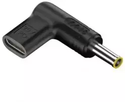 Extra Digital Adapteris - USB Type-C į DC 5.5x3.0 mm 100W Juodas